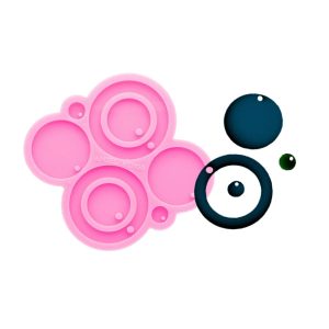 Loop Round Earimg Keyholder Resin Mold