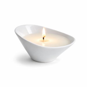 Tealight Boat Shape Ceramic Jar
