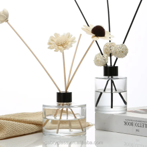 Transparent Vintage Round Diffuser Bottle