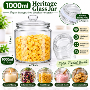 Heritage Glass Jar
